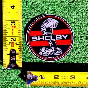 3" Round Cobra Shelby Ford GT Race Car/Moto Wicked Quick Vinyl Sticker Decal New